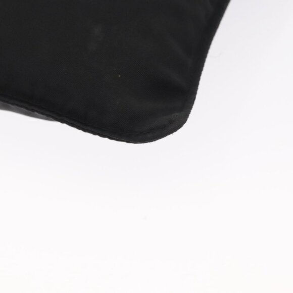 Authentic PRADA Shoulder Bag Nylon Black Silver - Picture 5 of 16